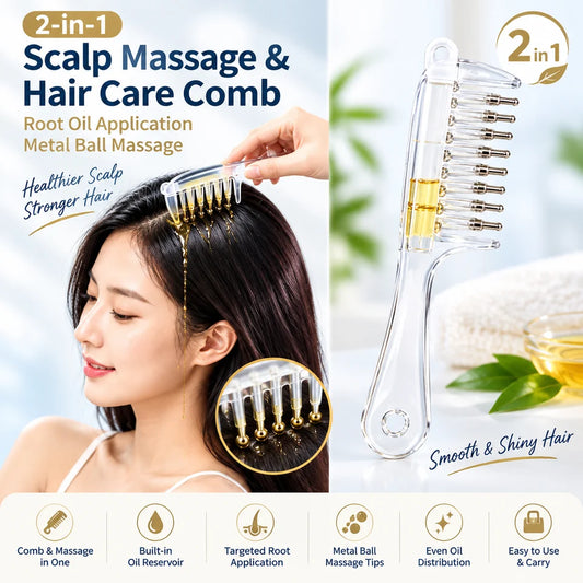 2in1 Sclap Massage & Hair Care Comb